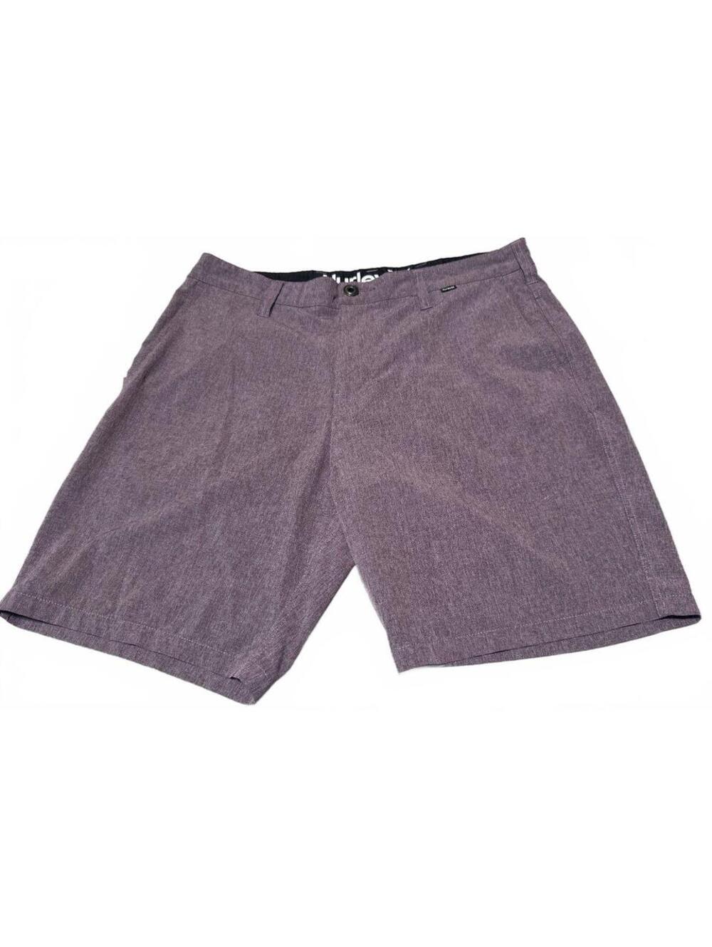 Hurley Phantom Walkshorts Men's 33 Purple Heather Hybrid Board Shorts Stretch